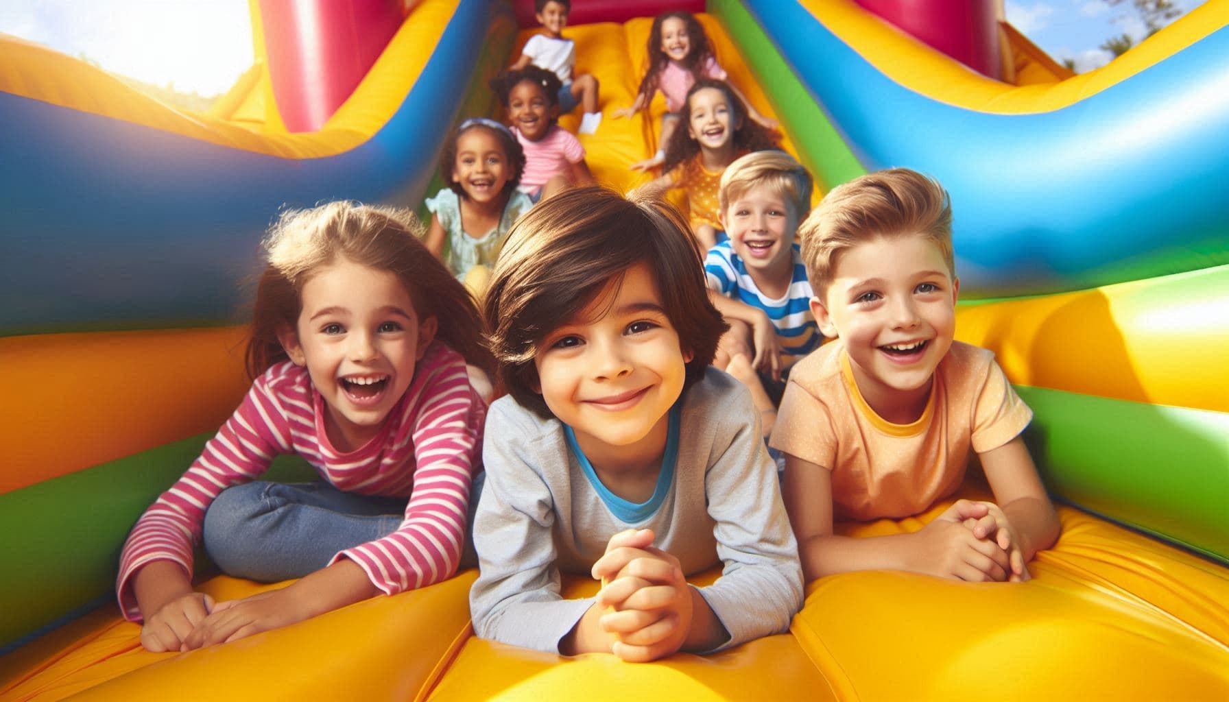 Dmuchane zjeżdżalnie